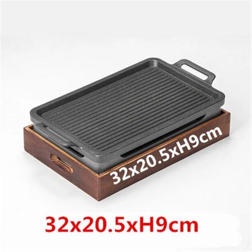 Barbecue portable sans fumée,four à charbon de bois coréen et japonais,cuisinière domestique,table de barbecue antiarina - Type 32x20xH9cm #C