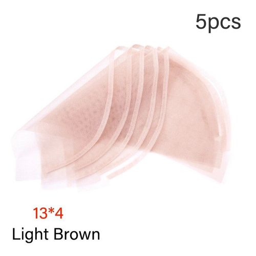 Aiguille De Ventilation Pour La Fabrication De Perruque Lace Frontal,Professionnelle,Dorée,Diy,Avec Poignée En Cuivre - Type 13x4 Light Brown