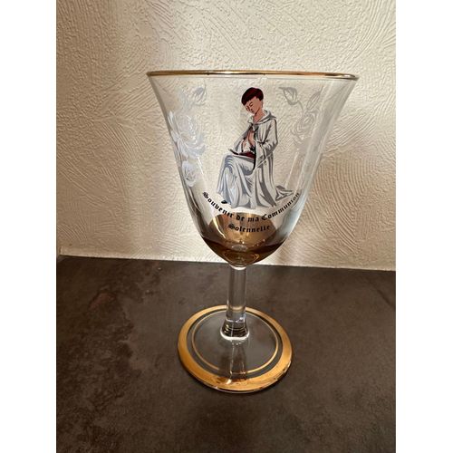 Verre Souvenir Communion Cristal