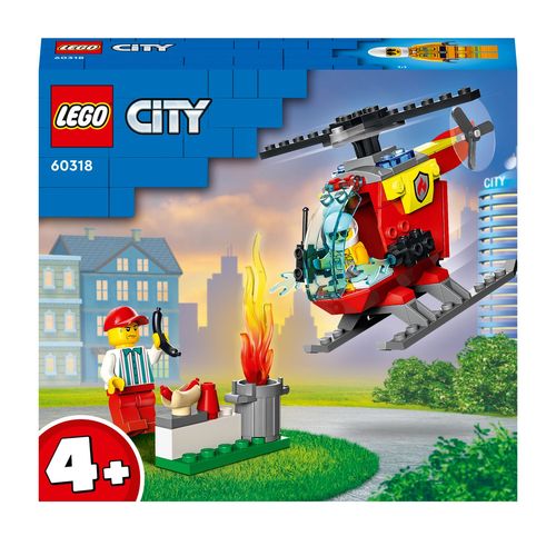 LEGO City - L'hélicoptère des pompiers - 60318