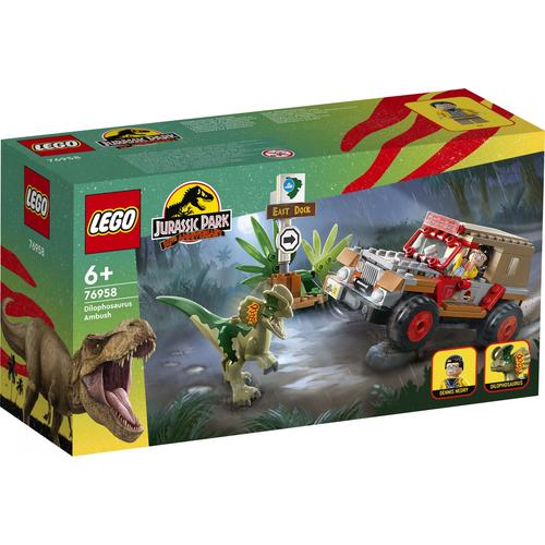 Lego Jurassic World - L'embuscade Du Dilophosaure - 76958