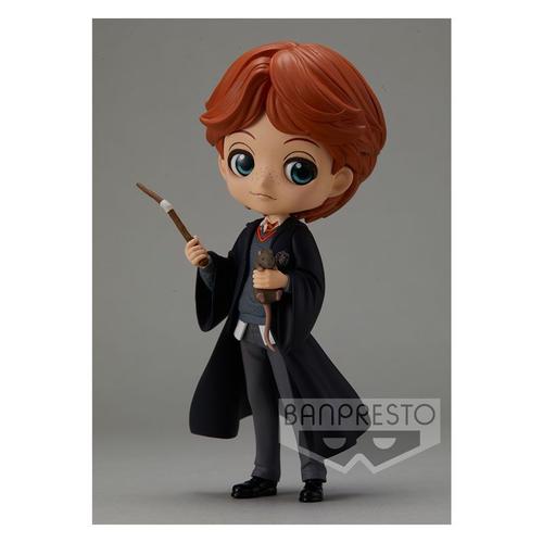 Banpresto Harry Potter - Q Posket Ron Weasley Et Croûtard - 14cm