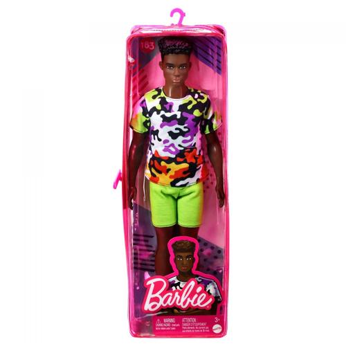 Barbie Fab Barbie - Poupée Ken Fashionista Camouflage - Poupée Mannequin - Dès 3 Ans