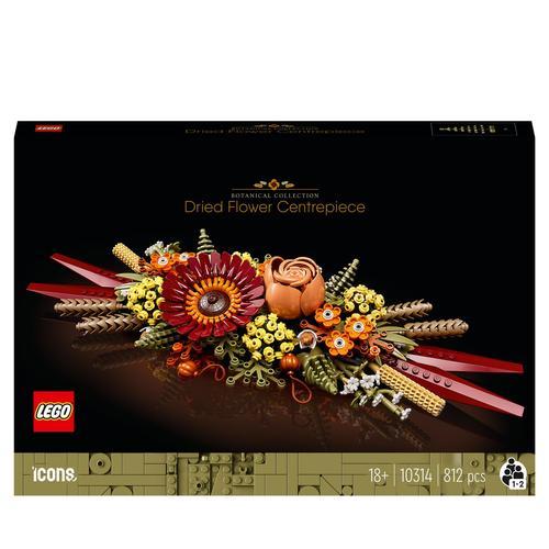 Lego Icons - Le Centre De Table Fleurs Séchées - 10314
