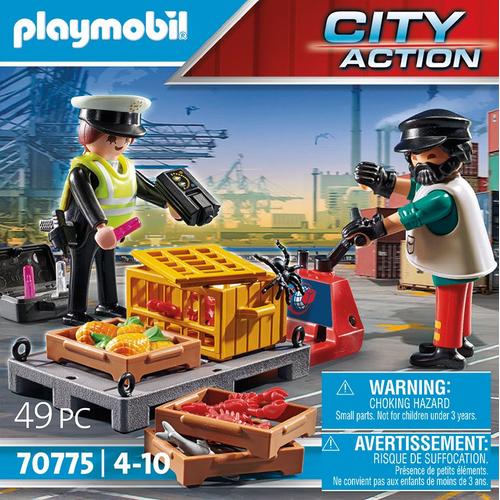 Playmobil 70775 - Ouvrier Et Douanière