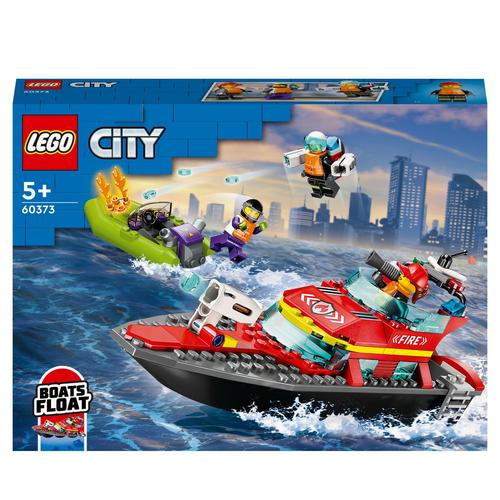 Lego City - Le Bateau De Sauvetage Des Pompiers - 60373