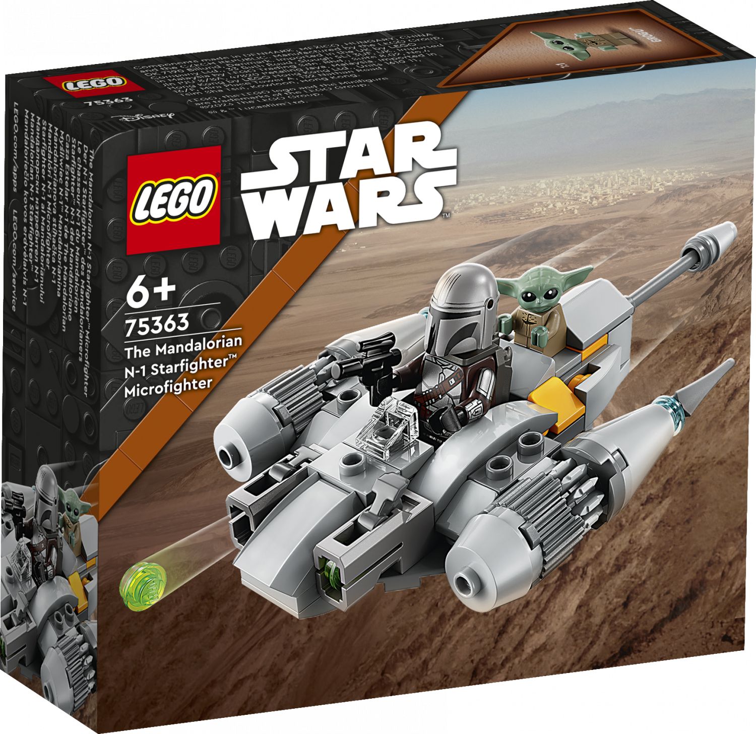 Lego Star Wars - Microfighter Chasseur N-1 Du Mandalorien - 75363