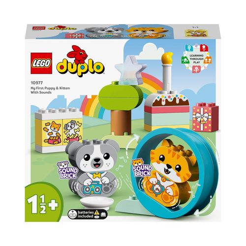 LEGO DUPLO - Mes premiers chiot et chaton avec effets sonores - 10977