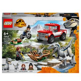 LEGO Jurassic World - La capture des Vélociraptors Beta et Blue - 76946