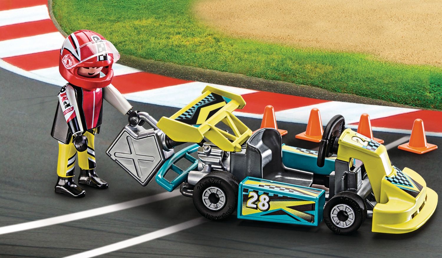 Playmobil 9322 - Valisette Pilote De Karting - 3