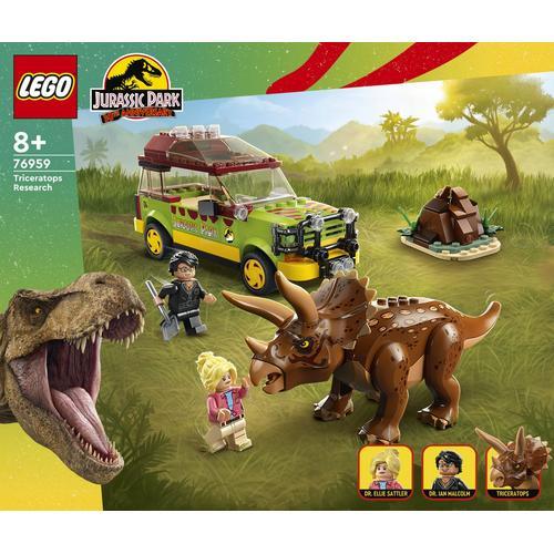 Lego Jurassic World - La Recherche Du Tricératops - 76959