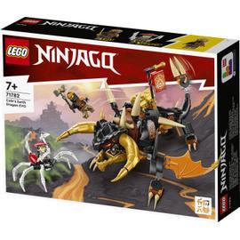 LEGO NINJAGO 71782 Le Dragon de Terre de Cole – Évolution, Jouet avec 2  Minifigurines - Zoma