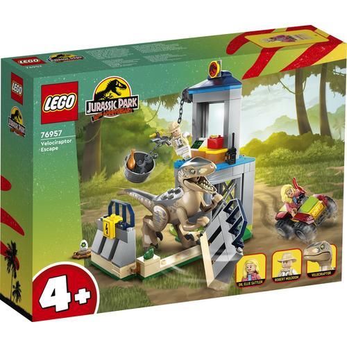 Lego Jurassic World - L'évasion Du Vélociraptor - 76957