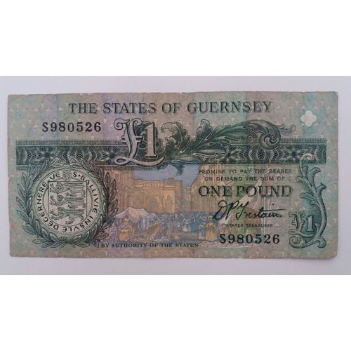 Billet Guernesey 1 Pound - Daniel De Lisle Brock - 1991