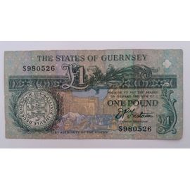 Billet Guernesey 1 Pound - Daniel De Lisle Brock - 1991