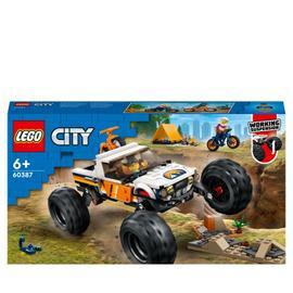 LEGO City 60085 pas cher, Le 4x4 avec hors-bord