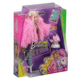 Poupée Barbie Extra Articulée, avec mèches roses