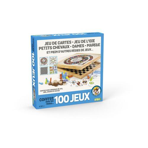 Jeu Traditionnel Coffret 100 Jeux "Junior" En Bois - 10014797