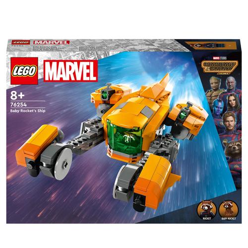 Lego Marvel - Le Vaisseau De Bébé Rocket - 76254