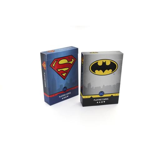 Cartes À Jouer Batman Et Superman - Jeux De 54 Cartes - Double Etui Carton