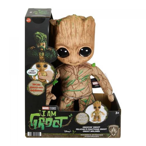 Peluches Mattel Marvel - Peluche Groot À Fonctions - 3 Ans Et +