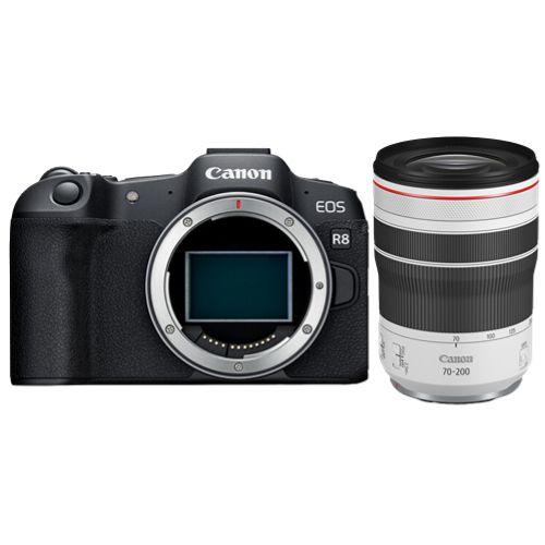 Appareil photo Canon EOS R8 + objectif RF 70-200mm f4 L IS USM