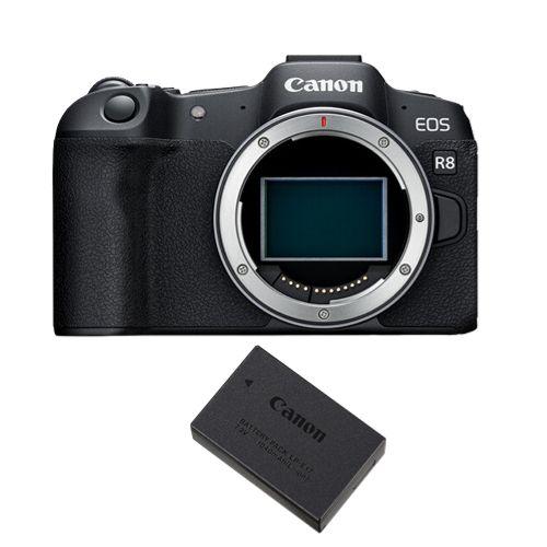 Boîtier Canon EOS R8 + Batterie Canon LP-E17
