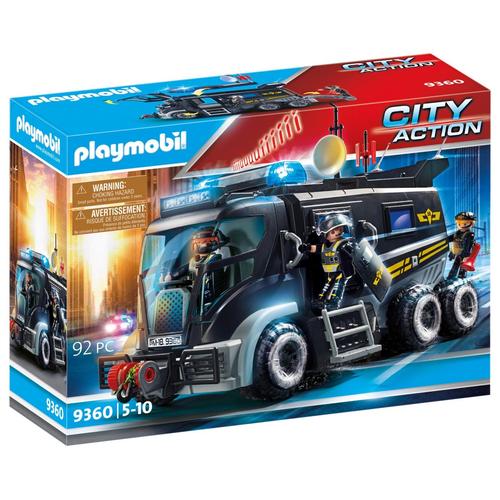 Playmobil 9360 - Camion Policiers Élite Sirène Gyrophare
