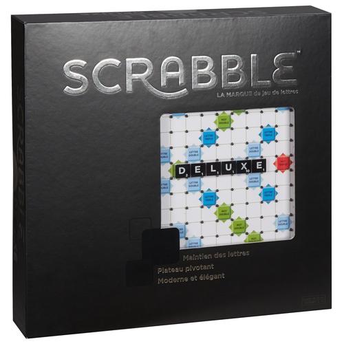 Scrabble Mattel Games - Scrabble Deluxe - Jeu De Société - 10 Ans Et +