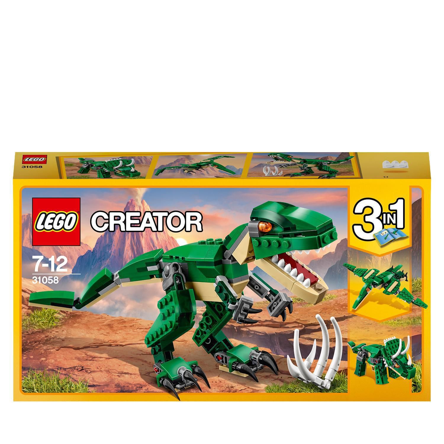 31058 - LEGO® Creator Le dinosaure féroce LEGO : King Jouet, Lego