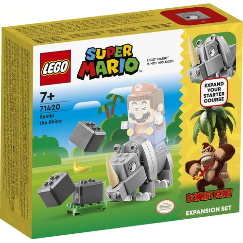 Lego Super Mario - Ensemble D'extension Rambi Le Rhinocéros - 71420