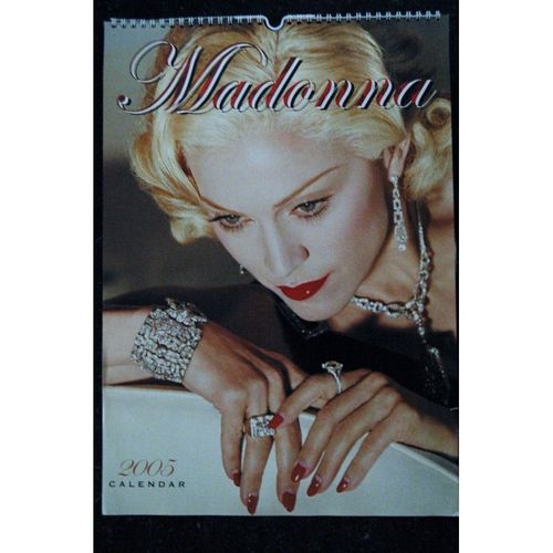 Madonna Calendar Calendrier 2005 Publishedblossom Rock Ltd