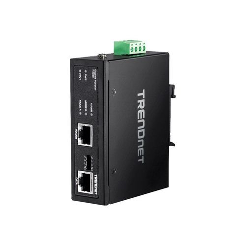 TRENDnet TI-IG60 - Injecteur de puissance (montable sur rail DIN) - 60 Watt - connecteurs de sortie : 1 - Conformité TAA