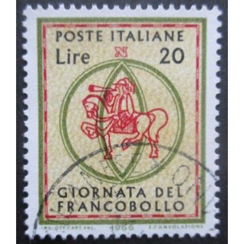 Italie N°959 Journée Du Timbre Oblitéré