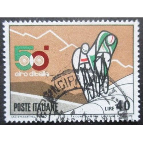 Italie N°971 Tour Cycliste D'italie Oblitéré