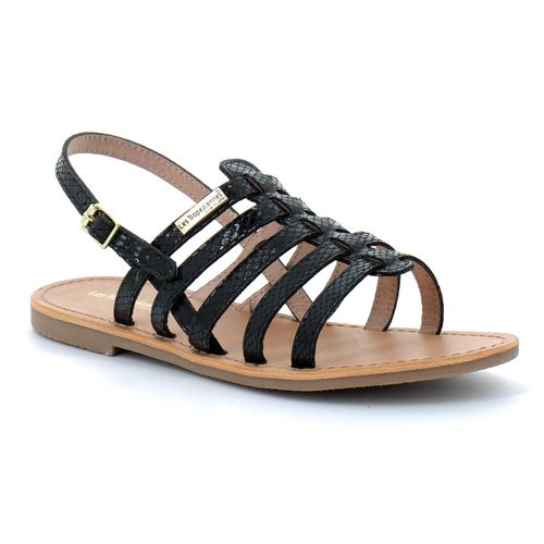 Sandals Amazon Tropezienne Femme Les Tropeziennes Sandales Spartiates Pour  Femme Hikano Noir
