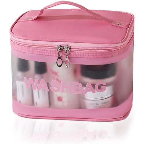 Grande trousse de toilette voyage transparente