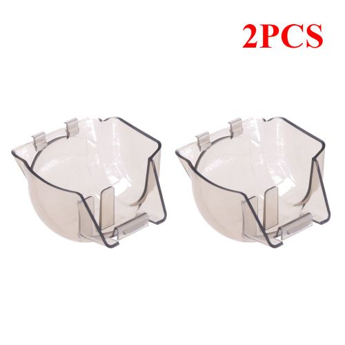 2pcs - Couvercle De Protection Pour Caméra À Cardan, Capuchon'objectif Pour Dji Mavic Pro, Partie Protéger Le Support'objectif De La Caméra, Gris Transparent, Accessoires-Générique