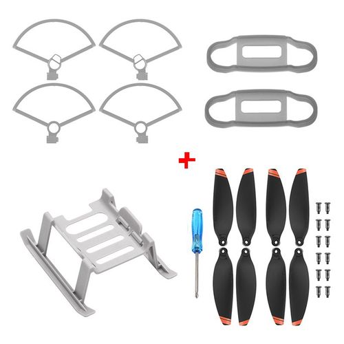 Gris 4 En 1 - Couvercle'anneau De Protection De Lame Pour Dji Mavic Mini 2 Et Mini Se, Kit De Protection'hélice À Dégagement Rapide, Accessoires De Importateur, 4 Pièces-Générique