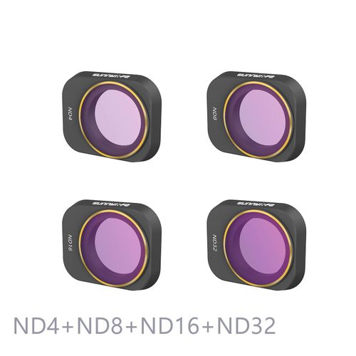 Définir 4pcs Nd - Filtres D'objectif De Caméra Pour Drone Dji Mini 3 Pro , Verre Optique, Protection De Remplacement, Accessoires, Nouvelle Collection-Générique