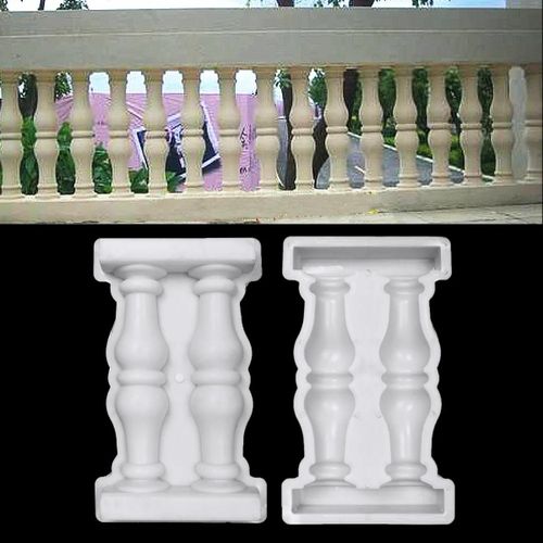 Moule À Colonne Romaine De Jardin,Moules De Pavage De Bâtiments,Bricolage,Balcon,Clôture De Piscine,Ciment,Balustrade,Plâtre,Moule En Béton,50x28cm,1 Pièce