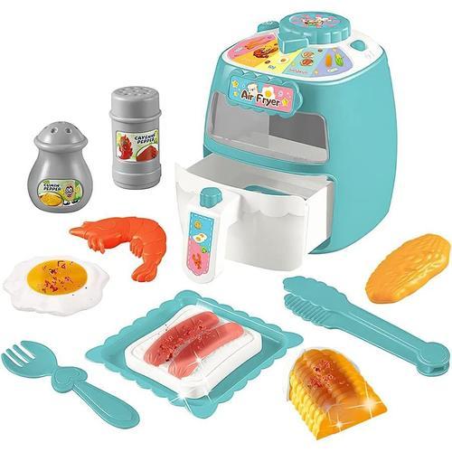 HOMCOM Jouet de cuisine cuisson de cuisine jouets avec 52 accessoires  éducatif tôt développement intellectuel pour bébé enfant de 3 à 6  ans