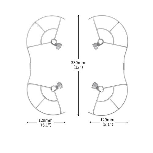 Blanc - Juste De Protection'hélice Pour Dji Mini 3 Pro, Accessoires'anneau De Protection-Générique