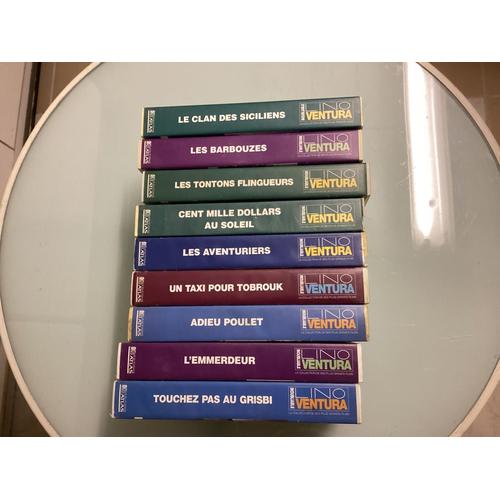 Cassettes VHS collection Lino Ventura