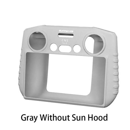 Sans Soleil - New Mini 3 Pro Remote Control Silicone Case Sleeve Protective Shell Cover With Sun Hood For Dji Rc Remote Control Accessories-Générique