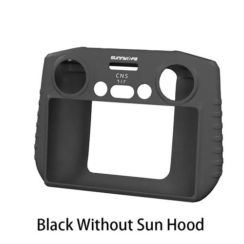 Sans Soleil - New Mini 3 Pro Remote Control Silicone Case Sleeve Protective Shell Cover With Sun Hood For Dji Rc Remote Control Accessories-Générique