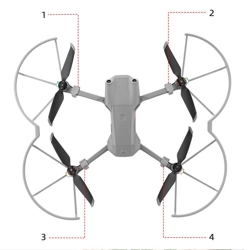 2 En 1 - Propeller Protector Guard For Dji Mavic Air 2/Air 2... - 3