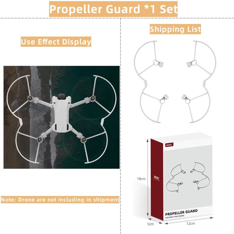 Garde L�ger - Propeller Guard For Dji Mini 3 Pro Drone Quick...