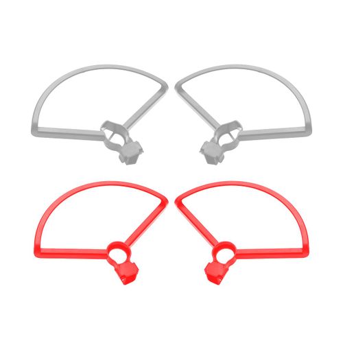 Gardes Gris Rouges - Protecteur D'hélice Pour Drone Dji Mavic Mini, 4 Pièces, Accessoires De Lame, Vis D'aile, Kit De Protection À Dégagement Rapide-Générique