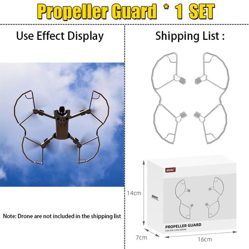 Gris - Protecteur D'hélice Pour Drone Dji Mini 3 Pro, Couvercle D'hélice, Ventilateur D'aile, Cage De Pare-Chocs, Anneau De Protection, Accessoires-Générique